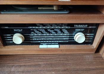 Radio adapter na płyty funkcjonuje Diora Trubadur antyk