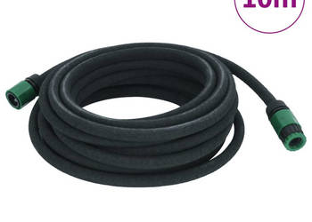 Ogrodowy wąż kroplujący czarny 06" 10 m guma WM-155869