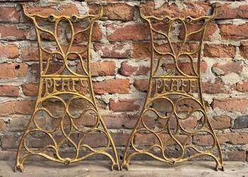 STARE ŻELIWNE NOGI - PODSTAWA MASZYNY - STARA MASZYNA - PFAFF