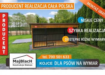 ŁADNY Kojec dla Psa - PRODUCENT – Złoty Dąb | Miski   - Maj-Blach