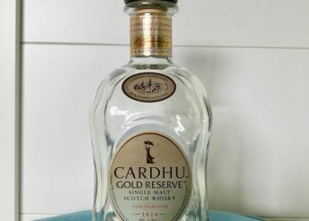 Piękna butelka po whisky Cardhu kolekcja flakon