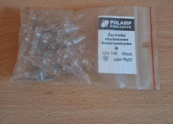 Polam zarowka 12V 1W choinkowa beztrzonkowa
