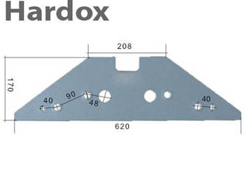 Płoza HARDOX 073600/S części do pługa KVERNELAND