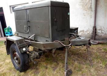 Agregat PAD-8 3x400v na przyczepie z wojska