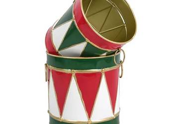 Metalowe doniczki / osłonki / pudełka BĘBENKI