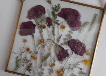 Obraz Kwiatowy Kompozycja Wspomnienie lata ''Maki i Stokrotki''