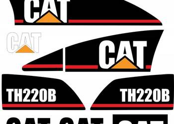 NAKLEJKI NA MASZYNĘ CAT TH220B