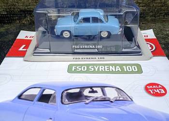 SYRENA 100 model 1/43 kolekcja Legendy FSO Deagostini 1:43 kultowe auta PRL