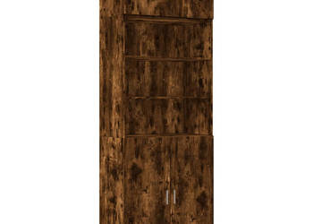 Szafka przydymiony dąb 80x425x225 cm materiał drewnopochodny WM-3281347