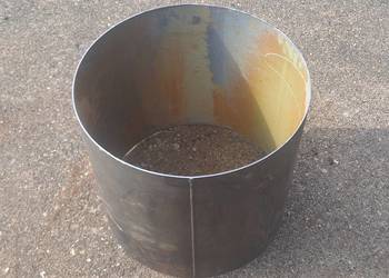 Rura stalowa 525 x 3 mm - walec przepust zbiornik grill kominek koza