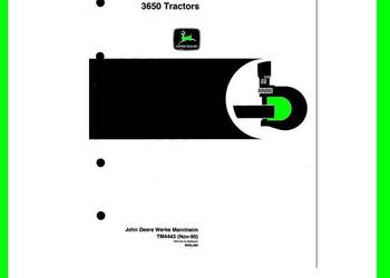 JOHN DEERE 3050-3350-3650 instrukcja napraw wysyłka !
