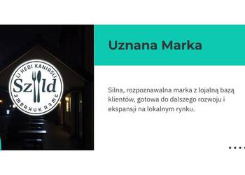 Dochodowy biznes gastronomiczny na sprzedaż