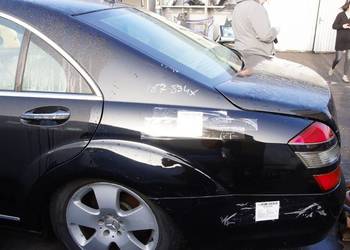 ĆWIARTKA BŁOTNIK LEWY TYŁ MERCEDES W 221 197 (OBSIDIANSCHWARZ - METALLICLA…