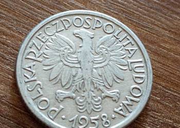 Sprzedam drugie 2 zl 1958 r bzm
