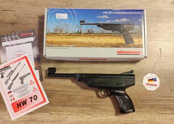Wiatrówka pistolet Weihrauch HW70 HW 70 4,5 mm diabolo