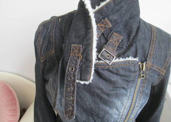 Ramoneska jeans ocieplana Lady'S Jacket Troll roz.S