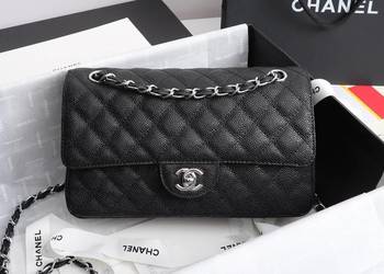 Torebka Premium Flap skóra caviar CC chane