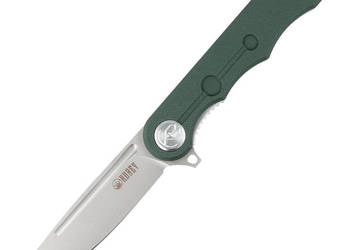 Nóż składany Kubey Knife Mizo Green G10, Bead Blast AUS-10 by Tiguass (KU3…
