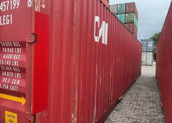 Kontener morski, kontener magazynowy 45hcpw - pallet wide