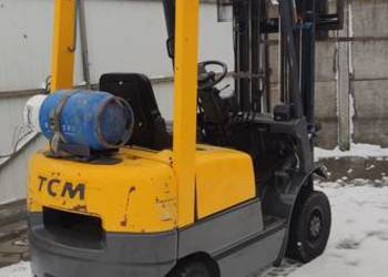 Wózek widłowy TCM Triplex z wolnym skokiem jak toyota