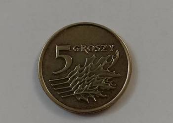 Moneta 5 gr z 1999 piękna