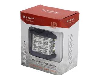 Lampa robocza LED, kwadratowa, 22.5W 2850 lm 10/30V światło krótkie z wiązk