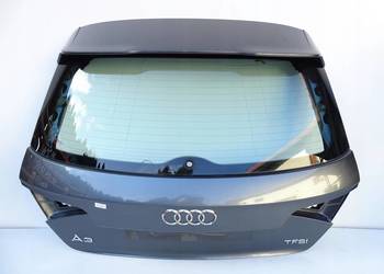 KLAPA TYŁ BAGAŻNIKA Z SZYBĄ LZ7S AUDI A3 8V 5D SPORTBACK 12-17r S-LINE