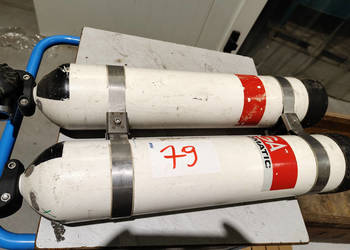 Dwubutlowy zestaw stalowy AGA Spiromatic do aparatów oddechowych (79)