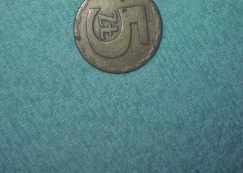 5zł. Z 1977r. Bez znaku menicy.