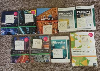 Sprzedam podręczniki do liceum Sprzedam podręczniki do liceum