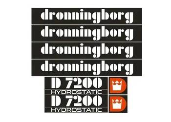 Naklejki oklejenie DRONNINGBORG D 7200 HYDROSTATIC Zamiennik