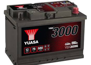 Akumulator Yuasa Standard 12V 76Ah 680A Prawy Plus