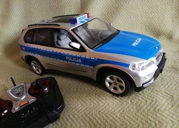 Samochód zdalnie sterowany BMW, POLICJA  1:14  36 cm