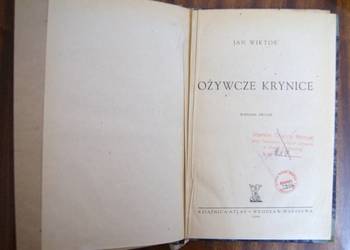 Jan Wiktor - Ożywcze krynice - 1946