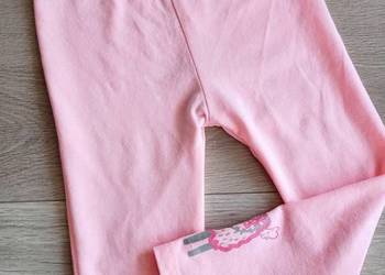 Legginsy getry dziewczęce różowe lamy 98
