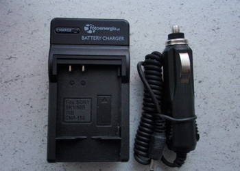 Ładowarka samochodowa do kamery sony travel charger video digital camera
