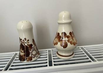 Włocławek fajansowa solniczka PRL