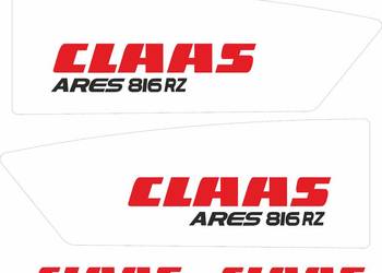 Naklejki Claas Ares 816RZ i inne modele super mocne zamienniki