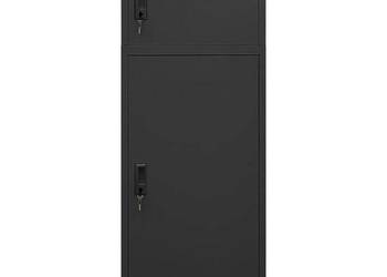 vidaXL Szafka na siodło, antracytowa, 53x53x140 cm, stalowa(SKU:339602)