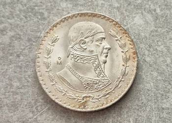 449) MEKSYK srebro - 1 Peso - 1964 r.