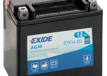 Akumulator motocyklowy 12V/12Ah YTX14-BS EXIDE