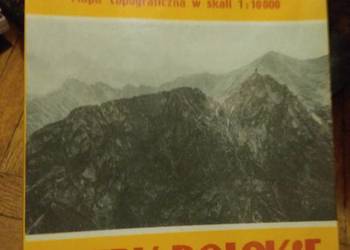Tatry polskie Kościelisko mapy topograficzne Bródno książki