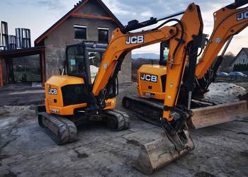 Koparka gąsienicowa JCB 48 Z1 2020 ROK Pług Łyżka Ładny stan