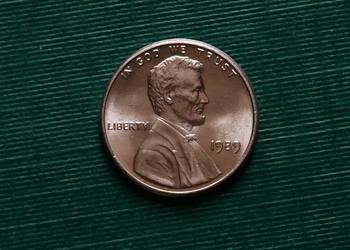 USA - 1 cent, 1989r Cent Lincolna