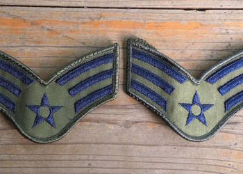 Naszywki USAF komplet 2 szt Senior Airman