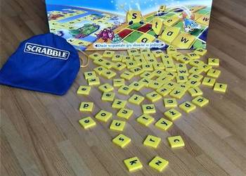 Gra SCRABBLE Junior Mattel gra planszowa dwie gry w jednej
