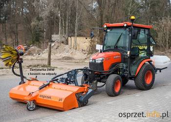 Zamiatarka WOM / HYDRAULIKA z pojemnikiem, do ciągników ZMW