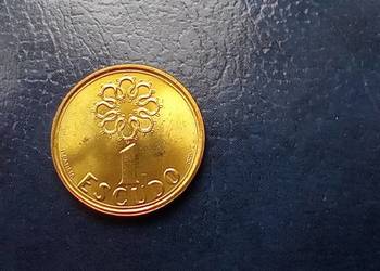 Stare monety 1 eskudos 2001 Portugalia