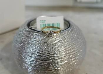 Złoty Nowy pierścionek z cyrkonią roz.12.pr.375