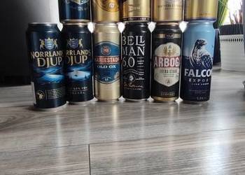 Kolekcja szwedzkich puszek  . Stan bardzo dobry . 18 szt